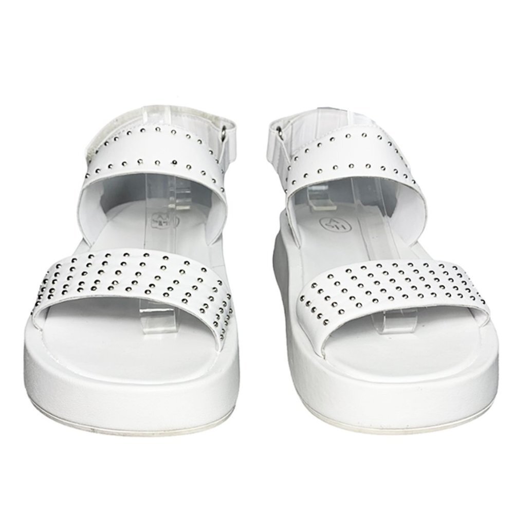 ASH Vivi Studded Leather Flatform Shoes - Picture 4 of 7